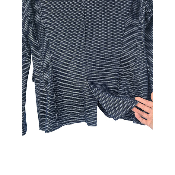 Harris Wharf London Women's Lightweight Cotton Raw Edge Blazer Size IT 46/ US 10 - Picture 6 of 6